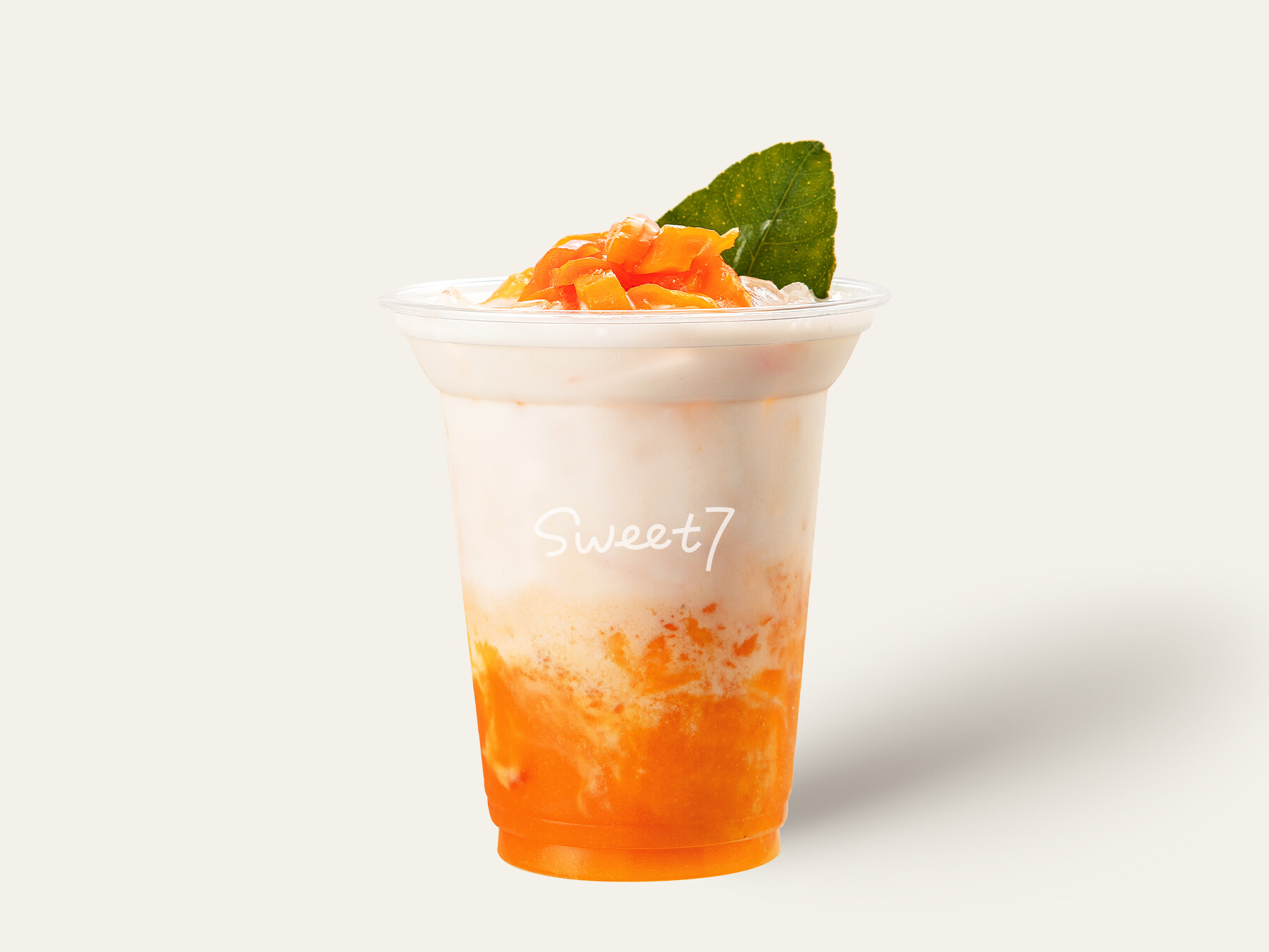 菠萝蜜香柚冰奶